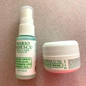 Mario Badescu facial spray and collagen mask set of two
